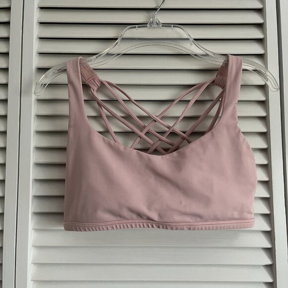 Lululemon Free To Be Bra (Wild) pink size 8 rare - Picture 1 of 9